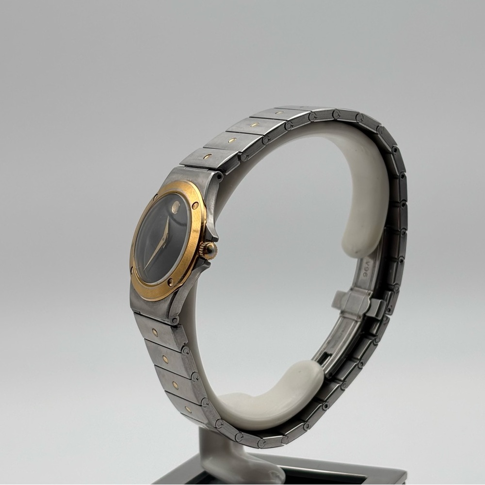 Vintage Movado Museum Two-Tone Quartz Watch | Swiss Made | 1980s - Picture 4 of 11